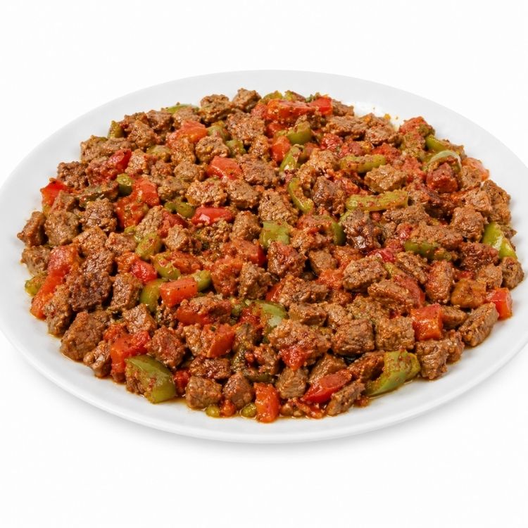 Sautéed Beef on a Griddle
